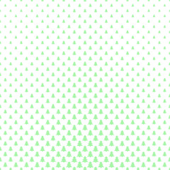 Simple geometric pine tree pattern background - vector winter decor graphic design