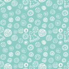 Christmas vector pattern.