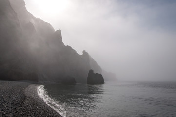 Утро на берегу моря. Крым.