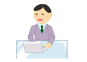 会社の上司、ダメ出し中