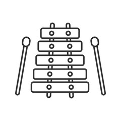 Xylophone linear icon