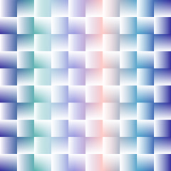 3d square mosaic seamless pattern. 