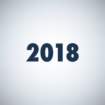 einfaches Symbol - 2018