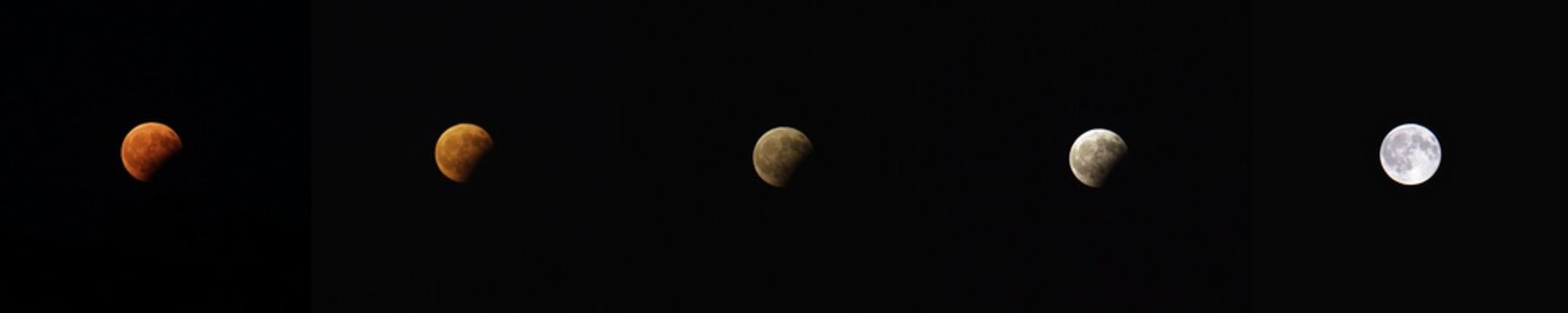eclissi parziale di luna, agosto 2017