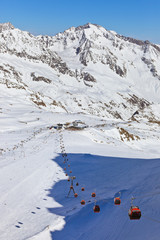 Fototapeta premium Mountains ski resort - Innsbruck Austria