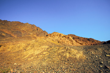 Mountains in the Desert of Negev, Israel
