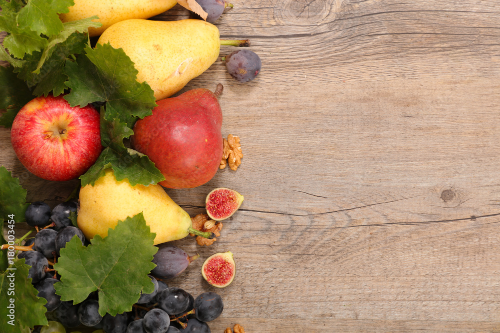 Wall mural assorted fruit