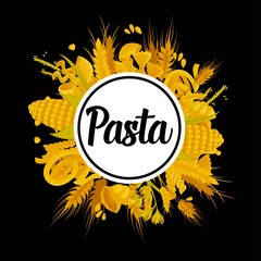 Exquisite delicious pasta of best quality promotional poster