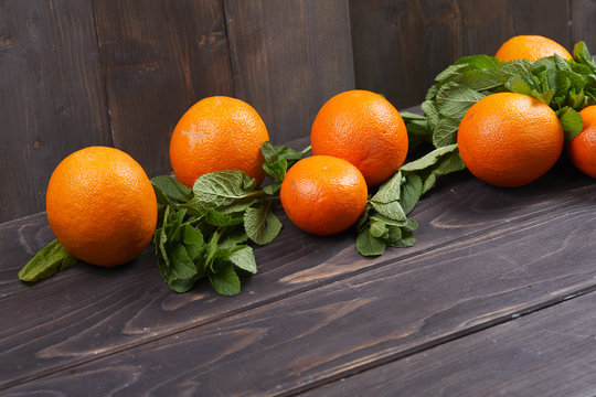 orange with mint