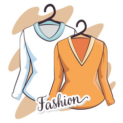 stylish woman fashion clothes