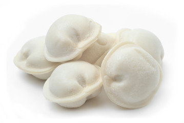 Fototapeta na wymiar dumplings on a white background