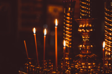 candles in the Church