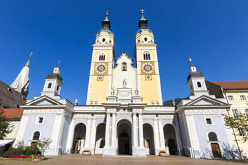 The Duomo or Cathedral of Bressanone-Brixen, a town in South Tyrol, Italy
