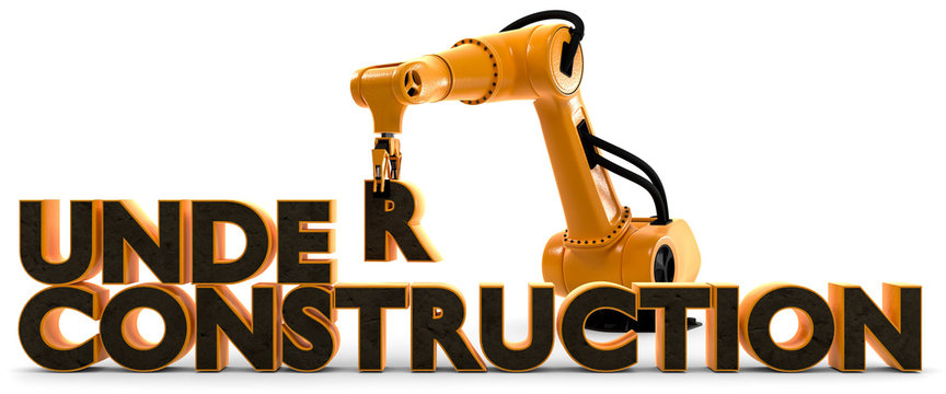 Roboterarm Under Construction