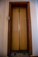 old elevator doors