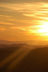 Obraz premium Sunrise orange