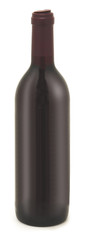 wine bottle on a white background. It can serve as a layout for future design and Publicity of your product. For mockup