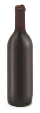 wine bottle on a white background. It can serve as a layout for future design and Publicity of your product. For mockup