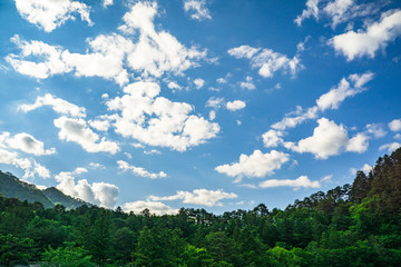Gangwon-do Inje-gun baekda Temple and beautiful scenery