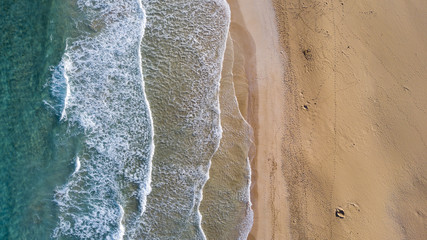aerial view of beach