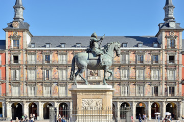 Plaza Mayor, Madrid, Spain 