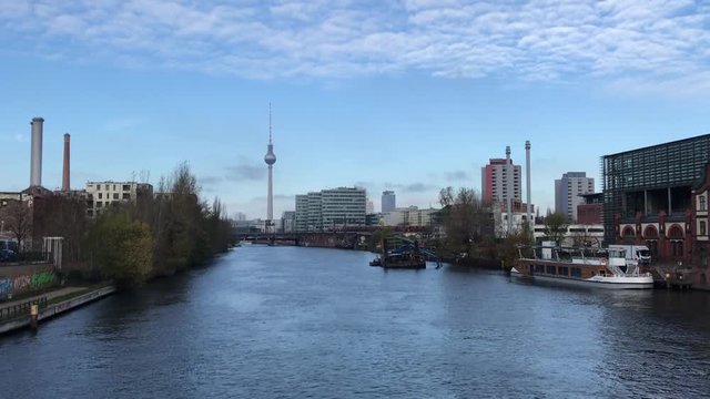 Fleuve Spree à Berlin	