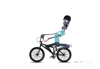 Fototapeta premium zombi rider 