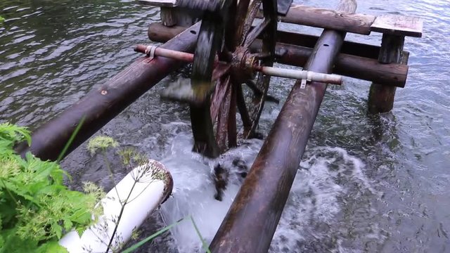 Wasserrad, wasserkraft