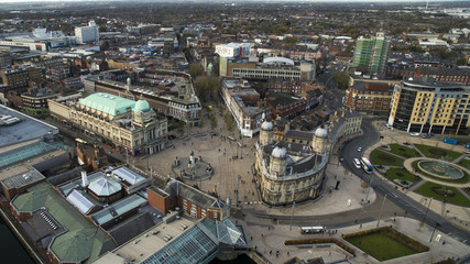 Victoria square, Kingston Upon Hull, city of culture 2017, east riding of Yorkshire