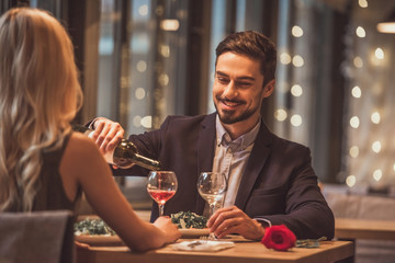 Couple on a date