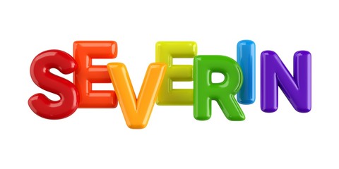 Bubbletext name Severin