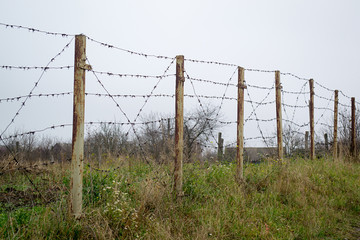 Barbed Wire Fence