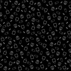 seamless patterns for advertising and discount banners. Stores, shopping, marketing