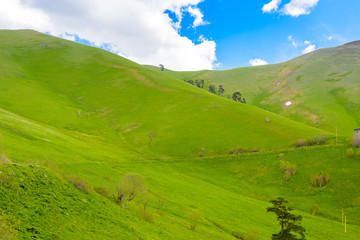 Fototapeta premium Beautiful mountain landscape in spring