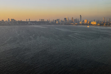 India Mumbai bombay skyline shore