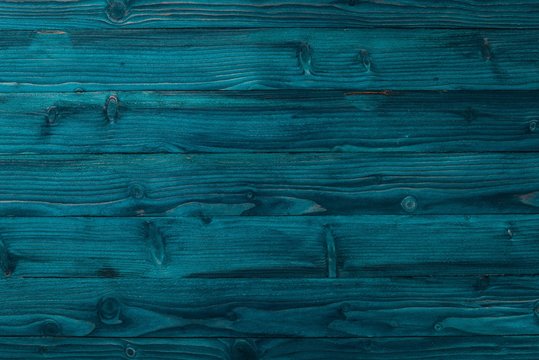 Textured old wooden background. Top view. Free space for text.