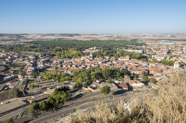 Fototapeta premium View of Peñafiel from Its Castle