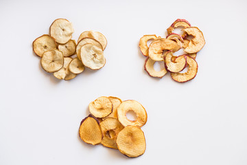 Assorted dried apples and pear