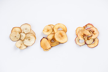 Assorted dried apples and pear