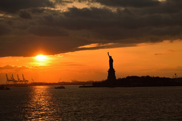 liberty sunset