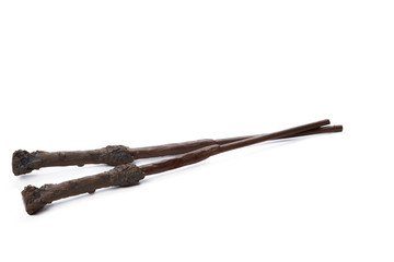 isolated knitting needle