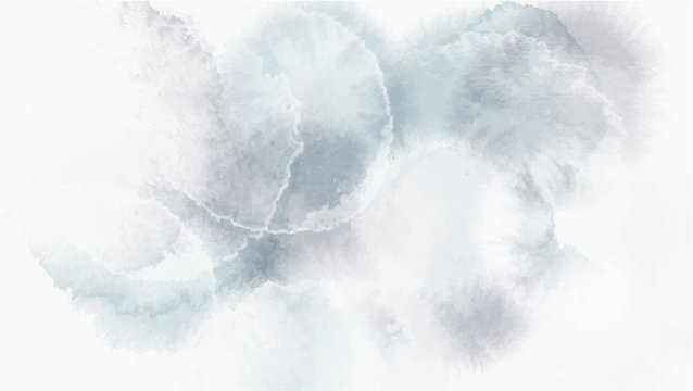 ice frost grey and blue tone color abstract vector background, look like watercolor drop style idea for winter greeting