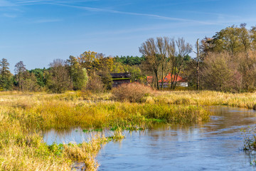 Jesień nad rzeką Grabią, Polska © Senatorek