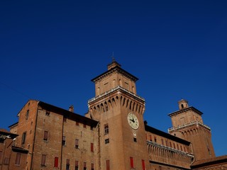 Fototapeta premium Ferrara, Italy. The Ferrara Castle