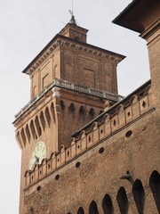 Fototapeta na wymiar Ferrara, Italy. Este Castle