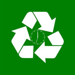 Obraz premium Recycle eco symbol, Recycle sign