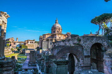 Fototapeta premium Roman Forum in Rome 