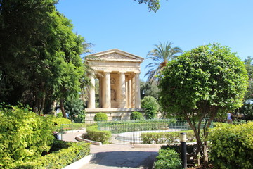 Fototapeta na wymiar Garten in Valletta