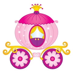 Vector Princess carriage, Vector Cinderella Carriage