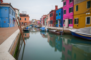 Naklejka na ściany i meble Burano, Venezien, Italien